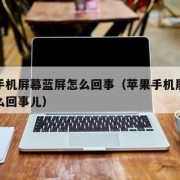 苹果手机屏幕蓝屏怎么回事（苹果手机屏幕蓝屏怎么回事儿）
